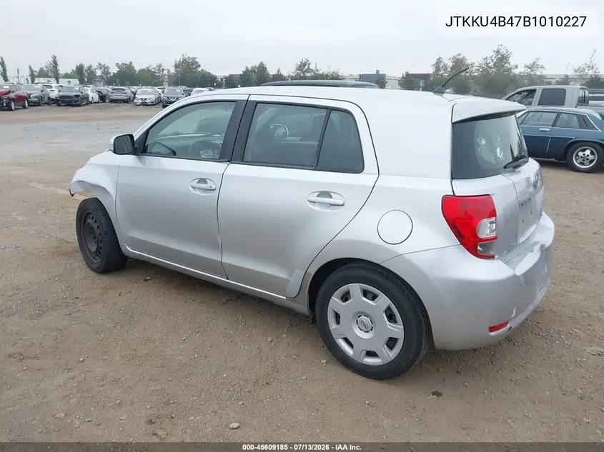 2011 Scion Xd VIN: JTKKU4B47B1010227 Lot: 45609185