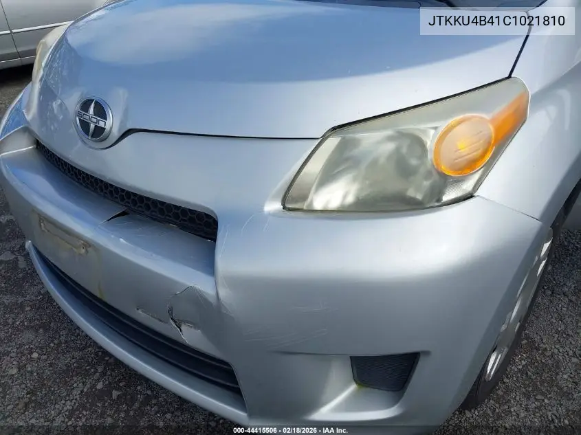 2012 Scion Xd Release Series 4.0 VIN: JTKKU4B41C1021810 Lot: 44415506