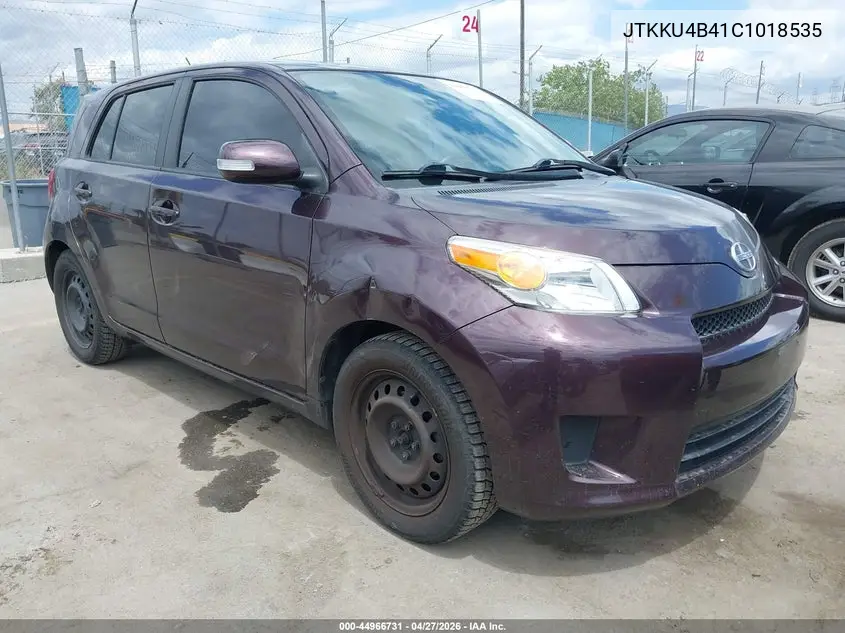 2012 Scion Xd VIN: JTKKU4B41C1018535 Lot: 44966731