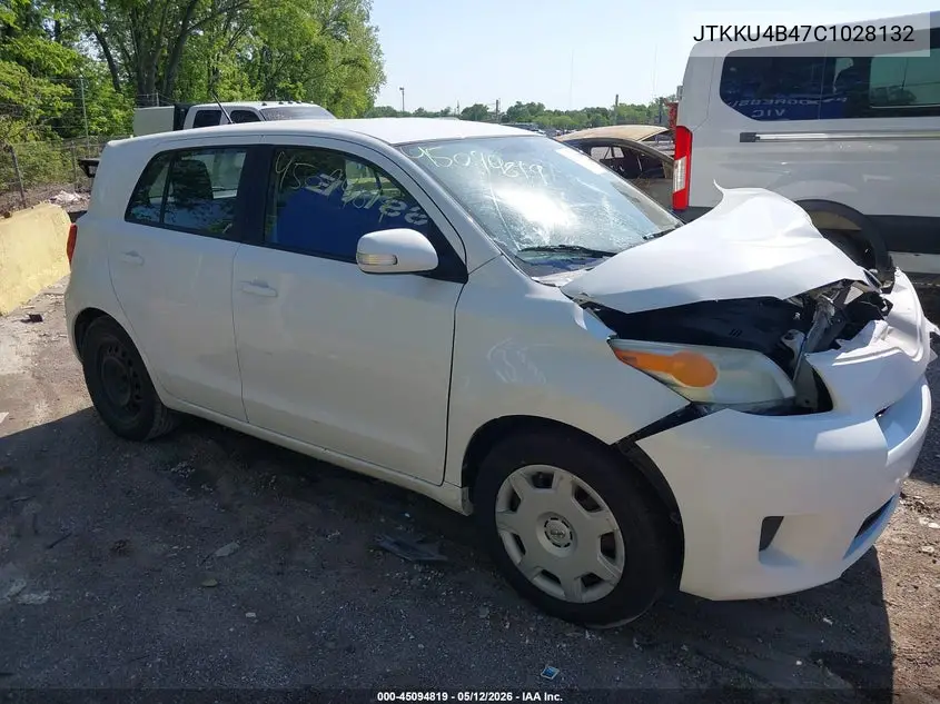 2012 Scion Xd VIN: JTKKU4B47C1028132 Lot: 45094819
