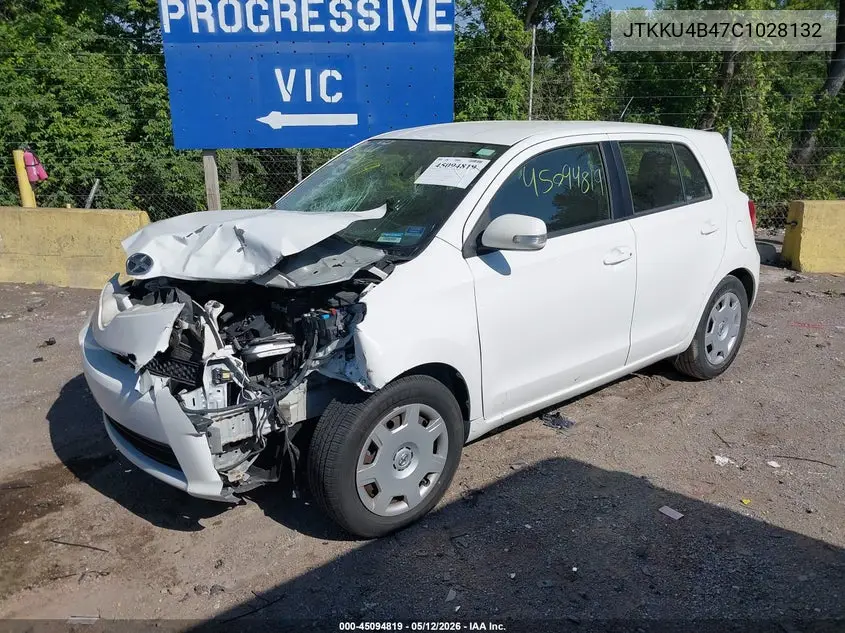 2012 Scion Xd VIN: JTKKU4B47C1028132 Lot: 45094819