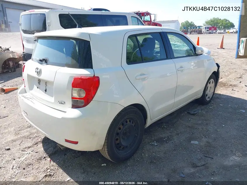 2012 Scion Xd VIN: JTKKU4B47C1028132 Lot: 45094819