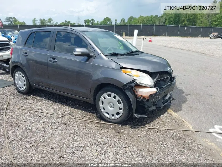 2012 Scion Xd VIN: JTKKU4B49C1020727 Lot: 45196014
