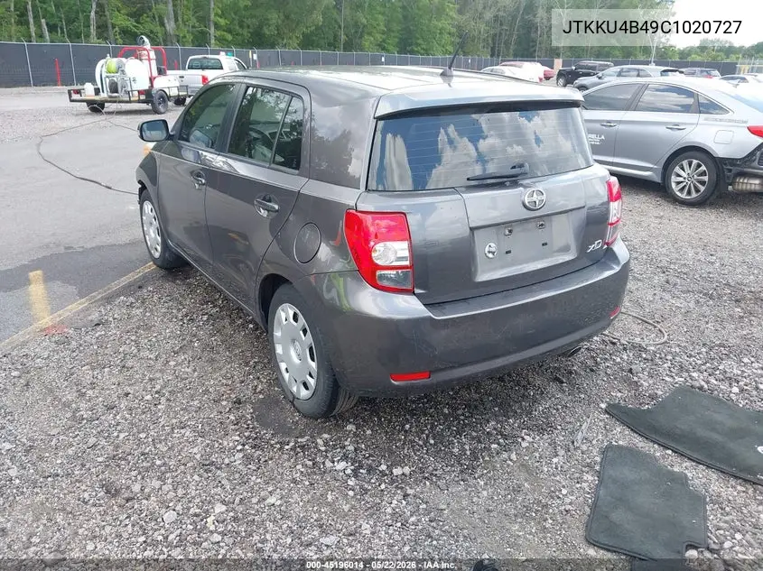 2012 Scion Xd VIN: JTKKU4B49C1020727 Lot: 45196014