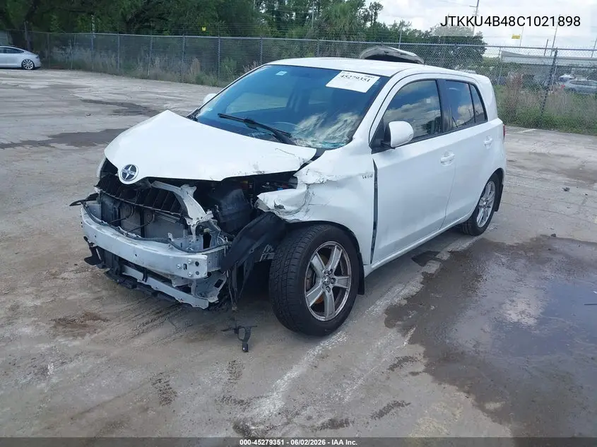 2012 Scion Xd VIN: JTKKU4B48C1021898 Lot: 45279351