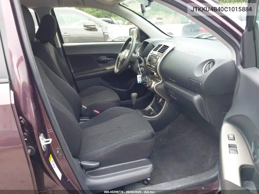 2012 Scion Xd VIN: JTKKU4B40C1015884 Lot: 45299776