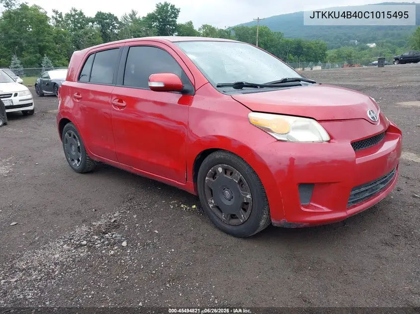 2012 Scion Xd VIN: JTKKU4B40C1015495 Lot: 45494821
