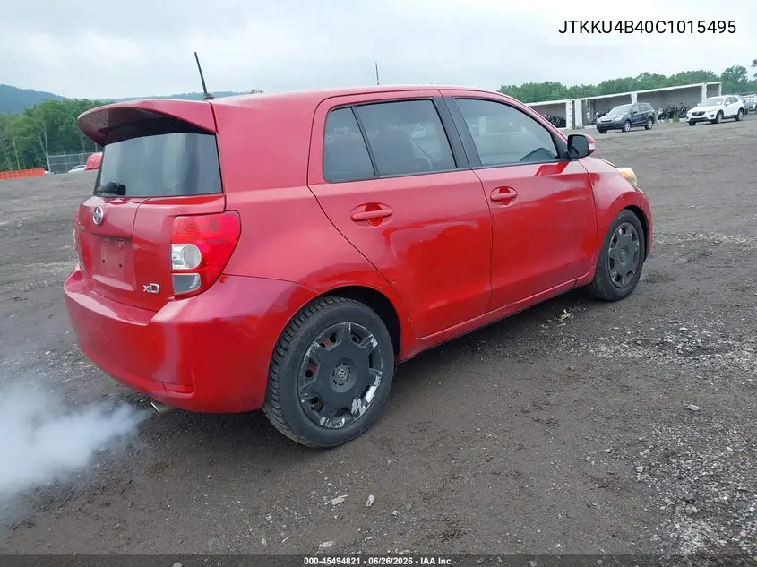 2012 Scion Xd VIN: JTKKU4B40C1015495 Lot: 45494821