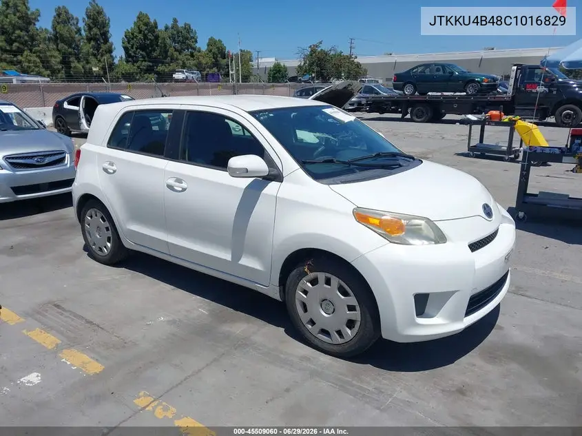 2012 Scion Xd VIN: JTKKU4B48C1016829 Lot: 45509060