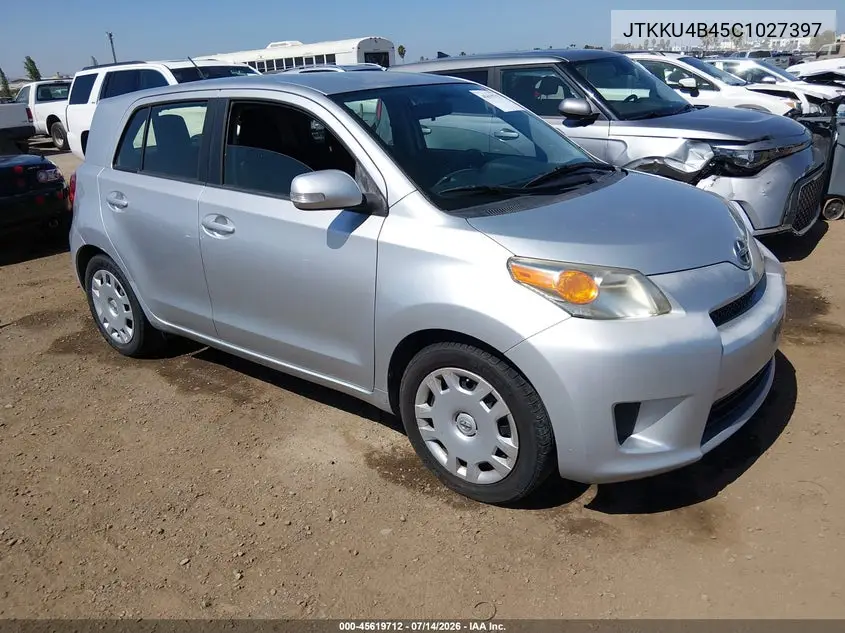 2012 Scion Xd VIN: JTKKU4B45C1027397 Lot: 45619712