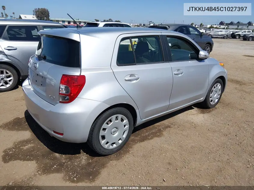 2012 Scion Xd VIN: JTKKU4B45C1027397 Lot: 45619712