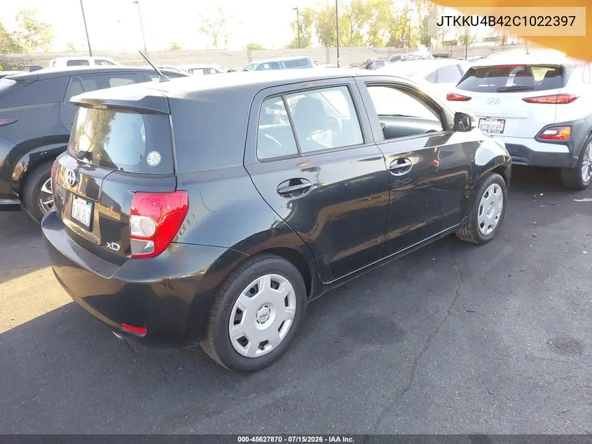 2012 Scion Xd VIN: JTKKU4B42C1022397 Lot: 45627870