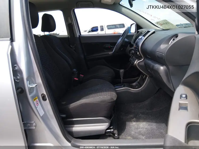 2012 Scion Xd VIN: JTKKU4B4XC1027055 Lot: 45656624