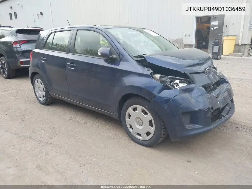 2013 Scion Xd VIN: JTKKUPB49D1036459 Lot: 45157770