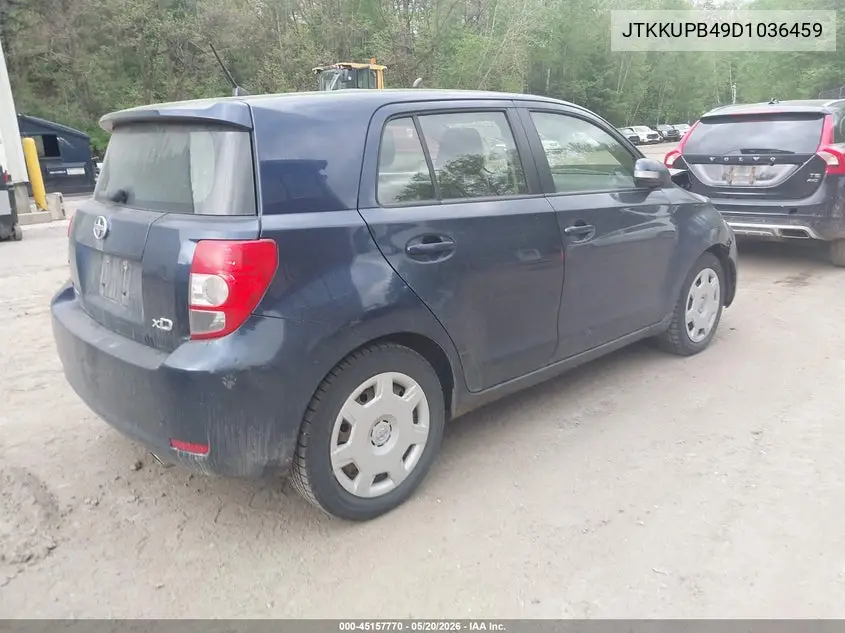 2013 Scion Xd VIN: JTKKUPB49D1036459 Lot: 45157770