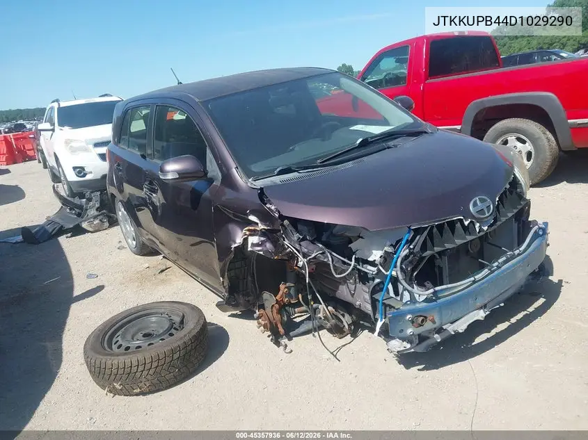 2013 Scion Xd VIN: JTKKUPB44D1029290 Lot: 45357936