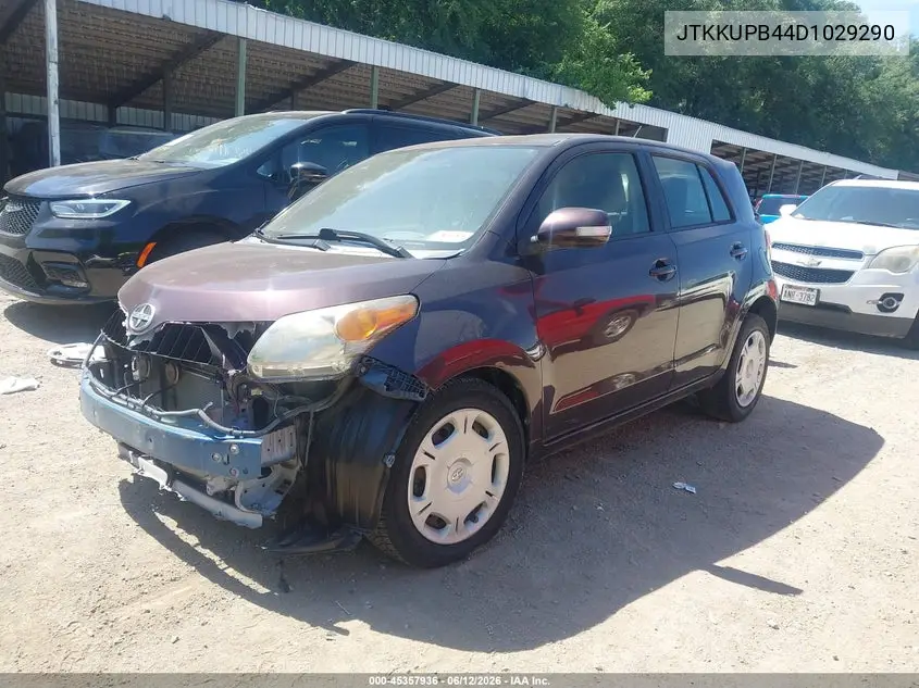 2013 Scion Xd VIN: JTKKUPB44D1029290 Lot: 45357936