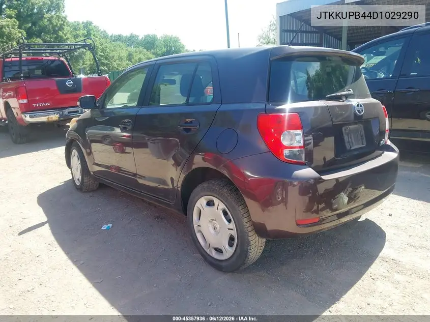 2013 Scion Xd VIN: JTKKUPB44D1029290 Lot: 45357936