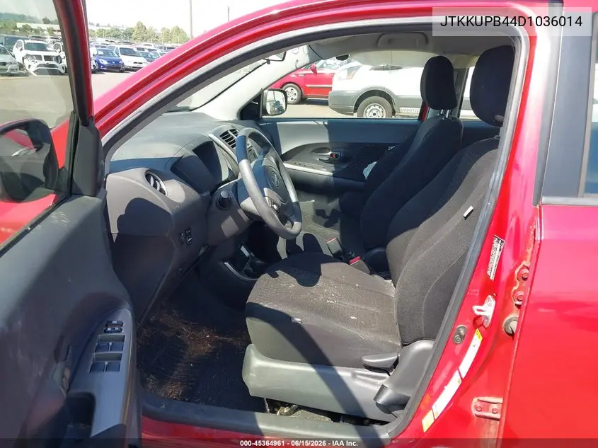 2013 Scion Xd VIN: JTKKUPB44D1036014 Lot: 45364961