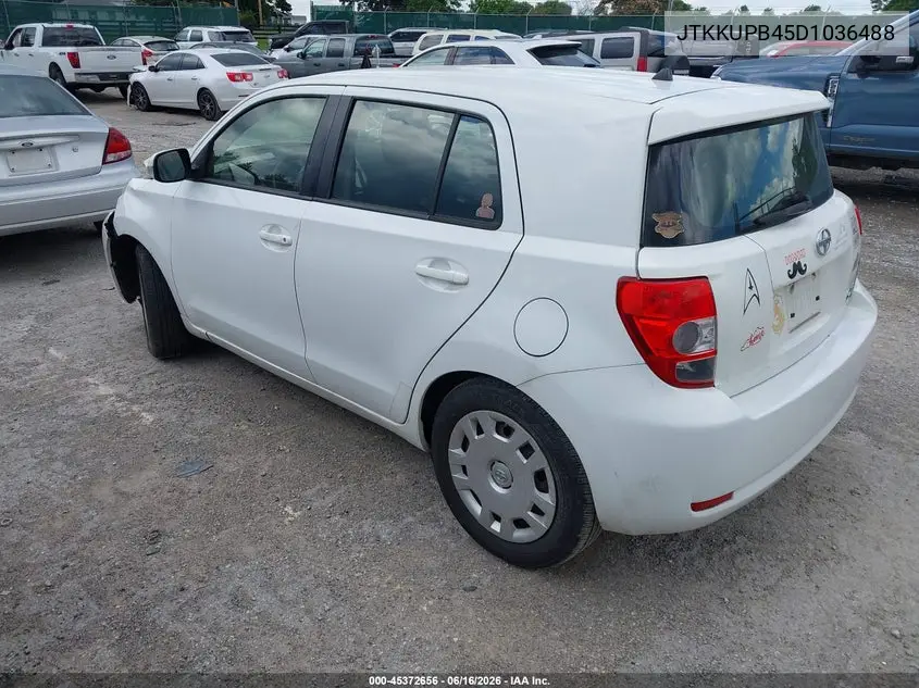 2013 Scion Xd VIN: JTKKUPB45D1036488 Lot: 45372656
