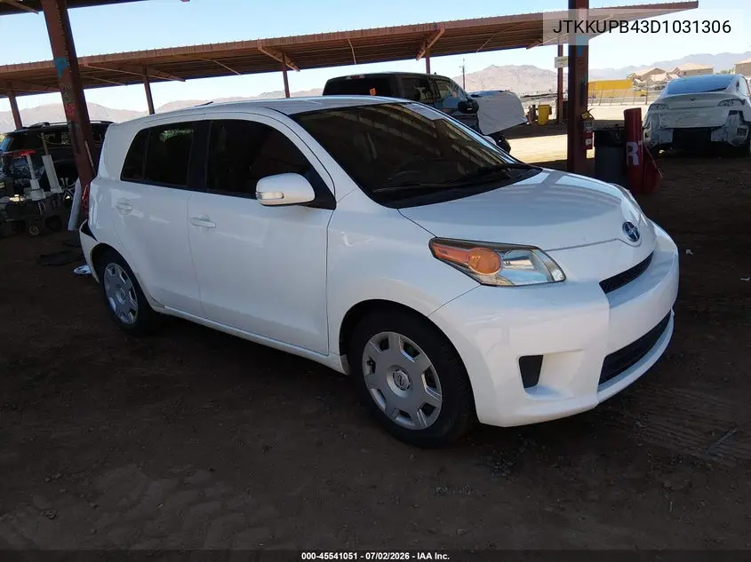2013 Scion Xd VIN: JTKKUPB43D1031306 Lot: 45541051