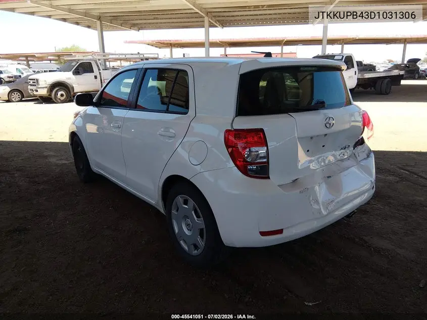 2013 Scion Xd VIN: JTKKUPB43D1031306 Lot: 45541051