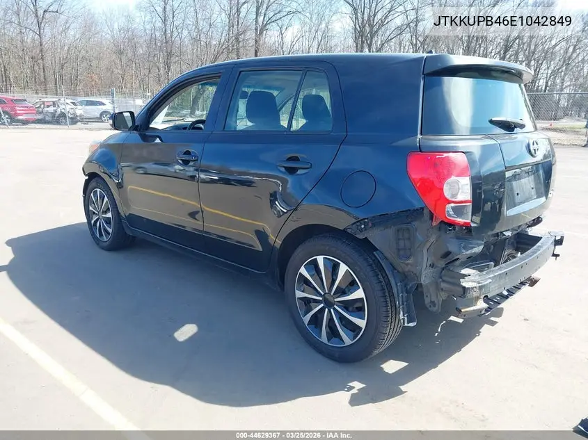 2014 Scion Xd VIN: JTKKUPB46E1042849 Lot: 44629367