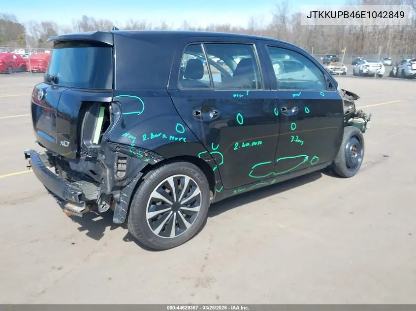 2014 Scion Xd VIN: JTKKUPB46E1042849 Lot: 44629367