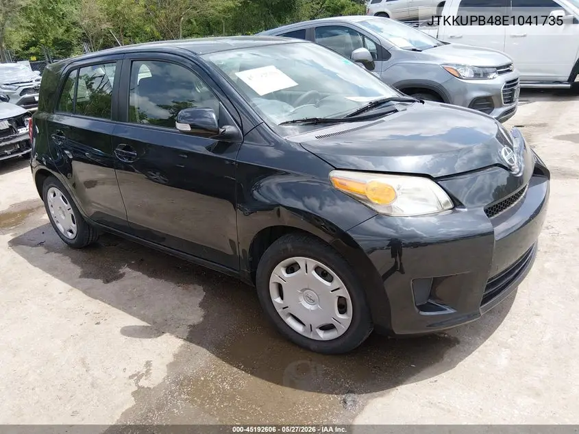 2014 Scion Xd VIN: JTKKUPB48E1041735 Lot: 45192606