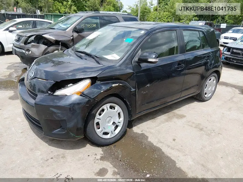 2014 Scion Xd VIN: JTKKUPB48E1041735 Lot: 45192606