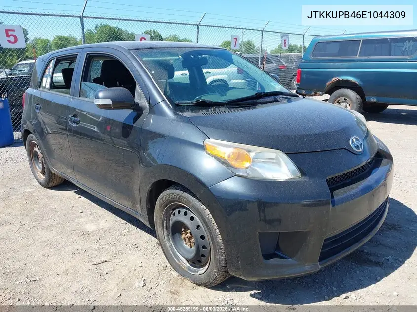 2014 Scion Xd VIN: JTKKUPB46E1044309 Lot: 45289199