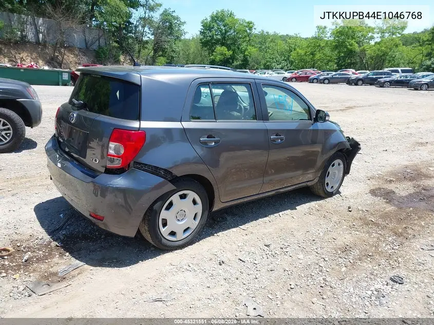 2014 Scion Xd VIN: JTKKUPB44E1046768 Lot: 45321551