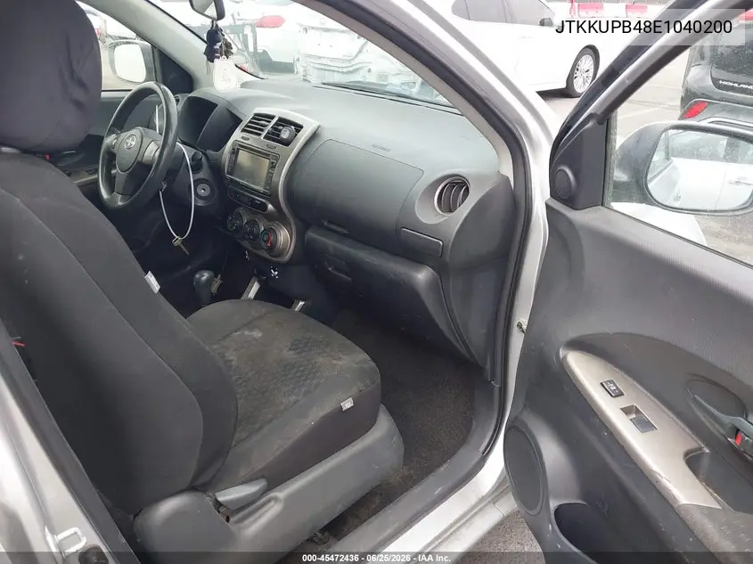 2014 Scion Xd VIN: JTKKUPB48E1040200 Lot: 45472436