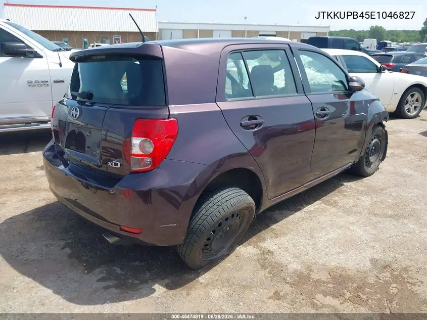 2014 Scion Xd VIN: JTKKUPB45E1046827 Lot: 45474819