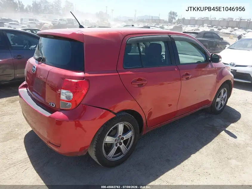 2014 Scion Xd VIN: JTKKUPB45E1046956 Lot: 45562762