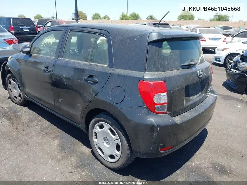 2014 Scion Xd VIN: JTKKUPB46E1045668 Lot: 45586398