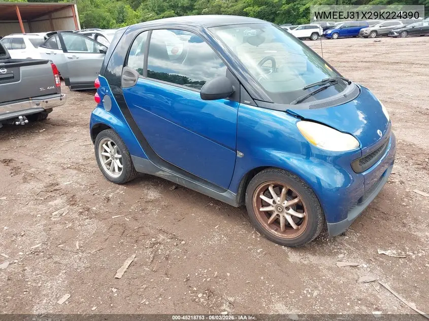 2009 Smart Fortwo Brabus/Passion/Pure VIN: WMEEJ31X29K224390 Lot: 45218753