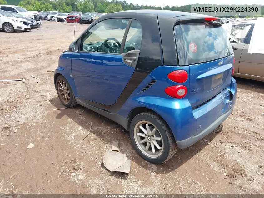 2009 Smart Fortwo Brabus/Passion/Pure VIN: WMEEJ31X29K224390 Lot: 45218753