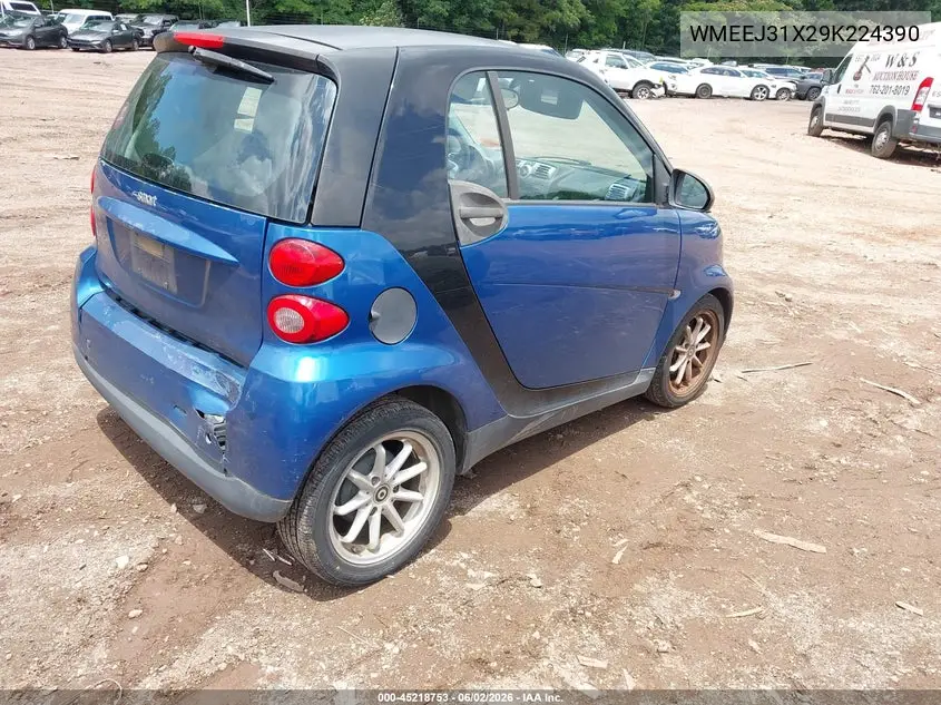 2009 Smart Fortwo Brabus/Passion/Pure VIN: WMEEJ31X29K224390 Lot: 45218753