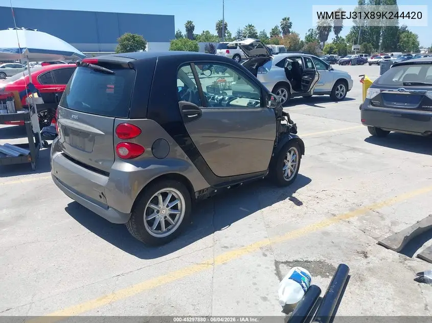 2009 Smart Fortwo Brabus/Passion/Pure VIN: WMEEJ31X89K244420 Lot: 45297880
