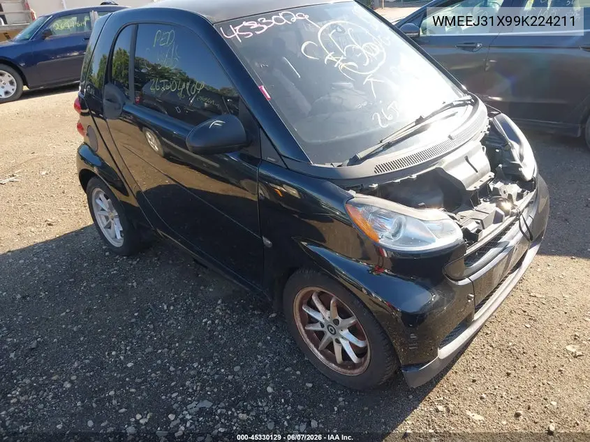 2009 Smart Fortwo Brabus/Passion/Pure VIN: WMEEJ31X99K224211 Lot: 45330129