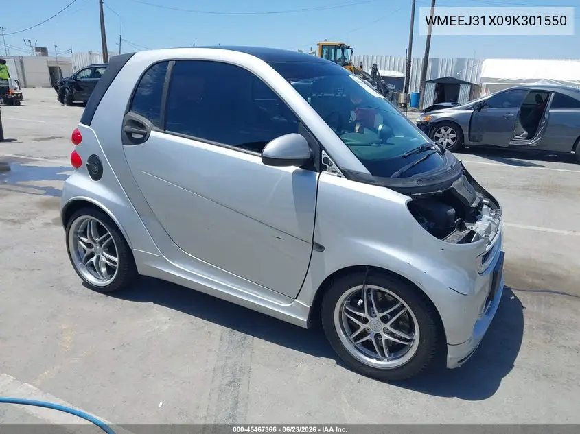 2009 Smart Fortwo Brabus/Passion/Pure VIN: WMEEJ31X09K301550 Lot: 45467366