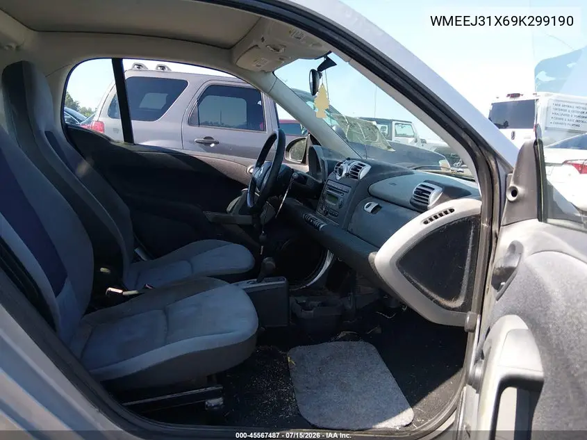 2009 Smart Fortwo Brabus/Passion/Pure VIN: WMEEJ31X69K299190 Lot: 45567487