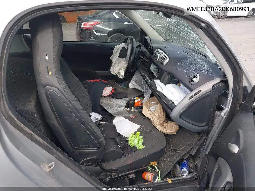 2013 Smart Fortwo Passion VIN: WMEEJ3BA2DK680991 Lot: 45124898