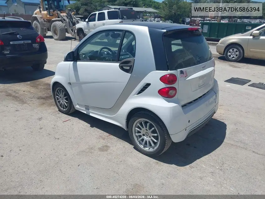 2013 Smart Fortwo Passion VIN: WMEEJ3BA7DK586394 Lot: 45274208