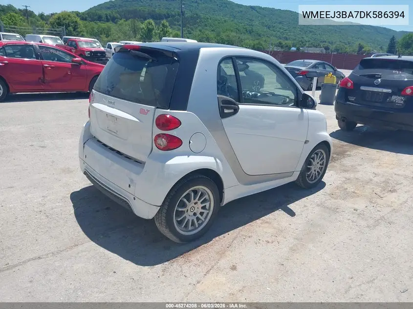2013 Smart Fortwo Passion VIN: WMEEJ3BA7DK586394 Lot: 45274208