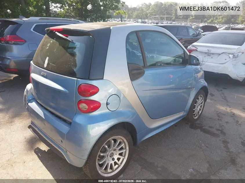 2013 Smart Fortwo Passion VIN: WMEEJ3BA1DK601472 Lot: 45519743