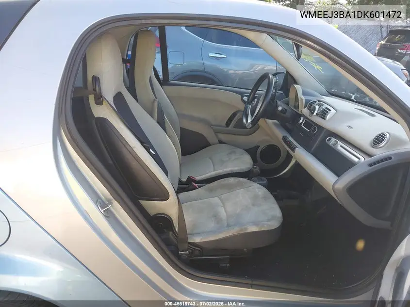 2013 Smart Fortwo Passion VIN: WMEEJ3BA1DK601472 Lot: 45519743