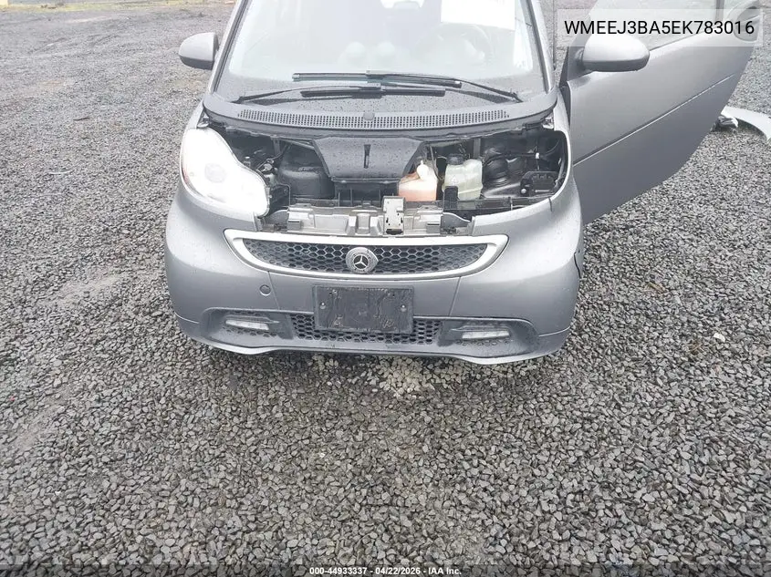 2014 Smart Fortwo Passion VIN: WMEEJ3BA5EK783016 Lot: 44933337