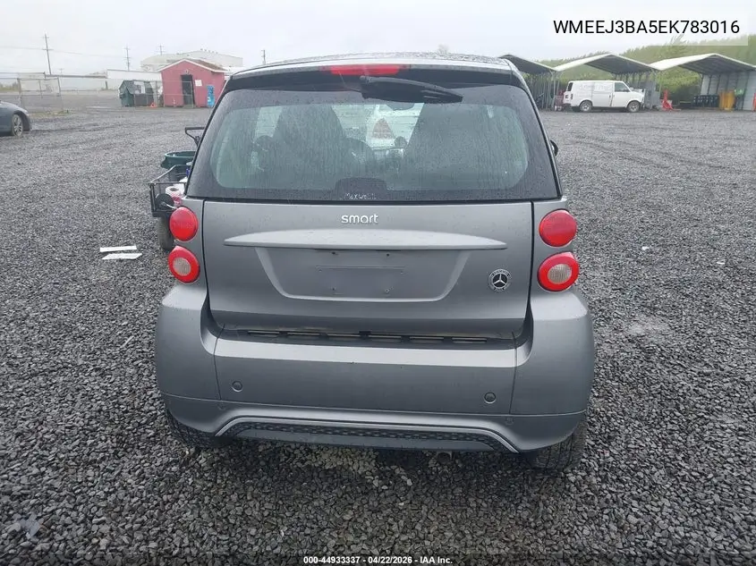 2014 Smart Fortwo Passion VIN: WMEEJ3BA5EK783016 Lot: 44933337
